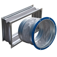 Вставка гибкая Ровен ВГ-ВР/ВЦ-8,0-560*560 ш30-ш30