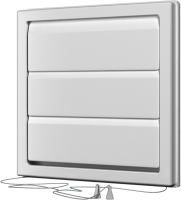 Вентиляционная решетка пластиковая клапанная регулированная ЭРА 2121К12,5ФР