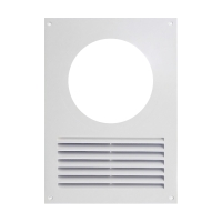 Вентиляционная решетка пластиковая пластиковая (с фланцем 100) Europlast Na10