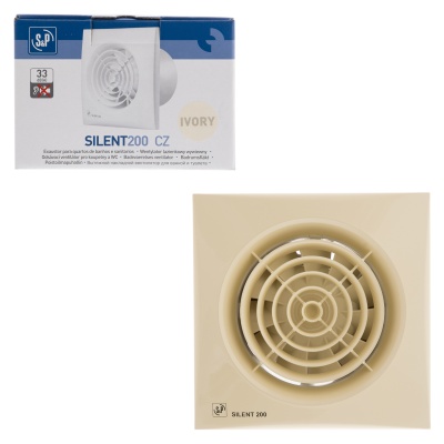 Вентилятор с обратным клапаном Soler Palau SILENT-200 CZ IVORY