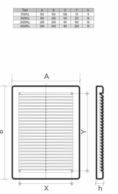 Вентиляционная решетка пластиковая наклонная с сеткой, с рамкой ЭРА 1825РЦ