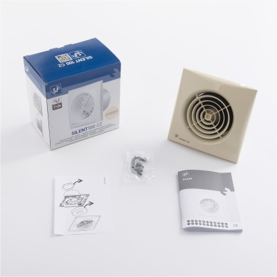 Вентилятор с обратным клапаном Soler Palau SILENT-100 CZ IVORY