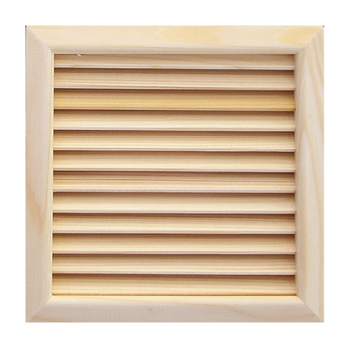 Деревянная вентиляционная решетка, дугласова пихта 172x172