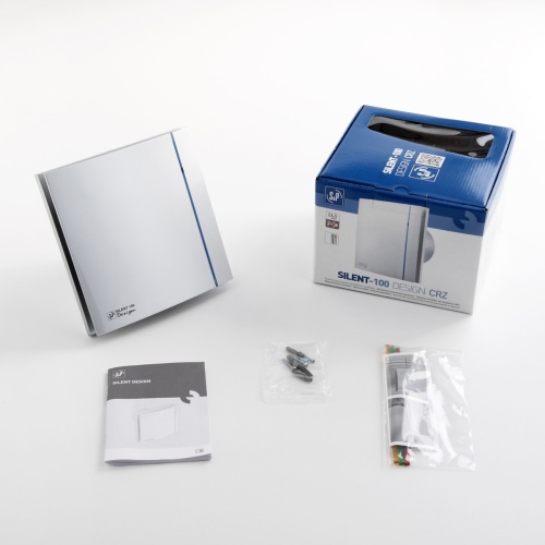 Накладной вентилятор Soler Palau SILENT-100 CRZ SILVER DESIGN 3C