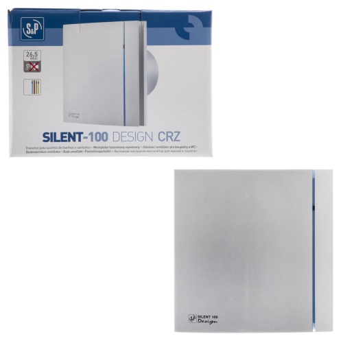 Накладной вентилятор Soler Palau SILENT-100 CRZ SILVER DESIGN 3C Накладной вентилятор Soler Palau SILENT-100 CRZ SILVER DESIGN 3C