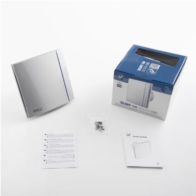 Накладной вентилятор Soler Palau SILENT-100 CRZ SILVER DESIGN