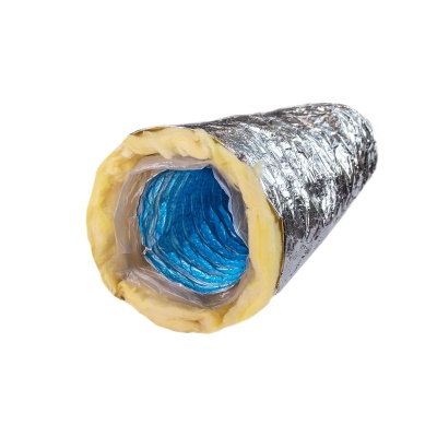 Воздуховод утепленный гибкий антибактериальный AFS SONOAFS ALU Hygiene (152 мм/10 м)