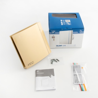 Вентилятор с обратным клапаном Soler Palau SILENT-200 CZ GOLD DESIGN 4C