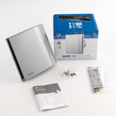 Вентилятор с обратным клапаном Soler Palau SILENT-100 CZ GREY DESIGN 4C