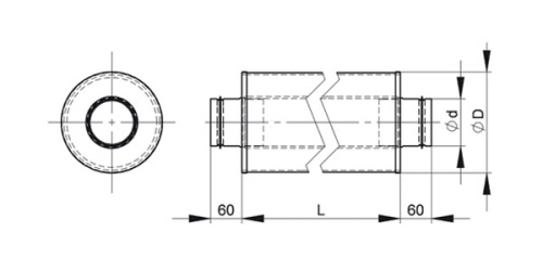 Шумоглушитель 200/1,0