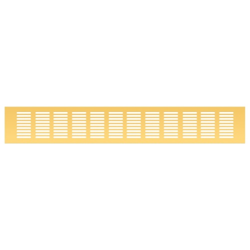 Вентиляционная решетка Благовест 80x500, золото