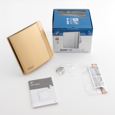 Вентилятор с обратным клапаном Soler Palau SILENT-100 CZ GOLD DESIGN 4C 