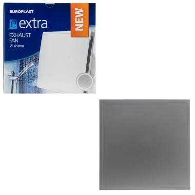 Вентилятор вытяжной 125 мм Europlast EET125S серебро