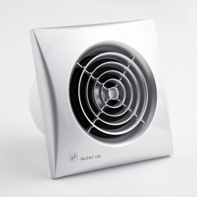 Вентилятор с обратным клапаном Soler Palau SILENT-100 CRZ SILVER