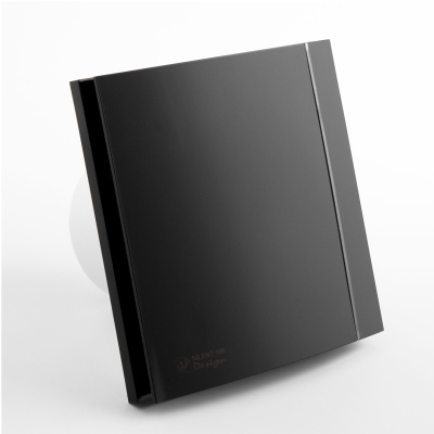 Вентилятор с обратным клапаном Soler Palau SILENT-100 CRZ BLACK DESIGN 4C